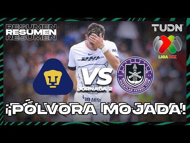 Resumen | Pumas vs Mazatlán  | AP2023-J2 | Liga Mx | TUDN