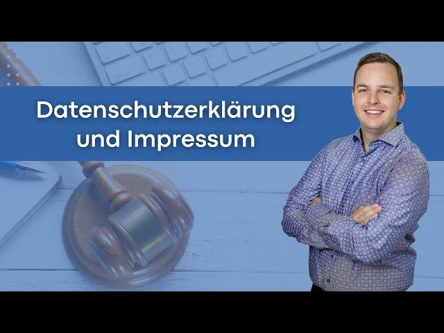 Impressum und Datenschutzerklärung erstellen und auf WordPress Webseite einbinden