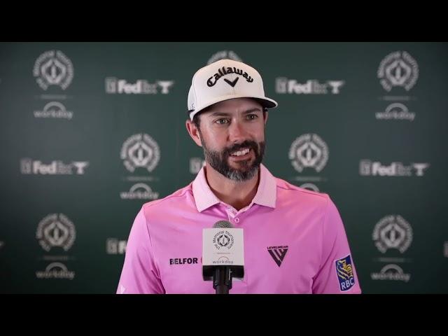 Adam Hadwin Thursday Flash Interview 2024 Memorial Tournament presented by Workday ©️ PGA Tour