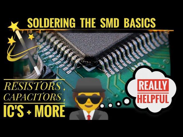 How To Solder Surface Mount Easily / SMD Soldering Tutorial