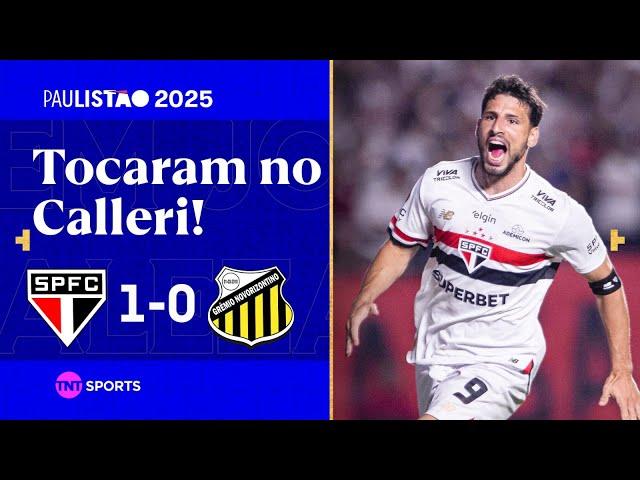 CALLERI CRAVA E SÃO PAULO PEGA O PALMEIRAS NA SEMIFINAL! SÃO PAULO 1X0 NOVORIZONTINO