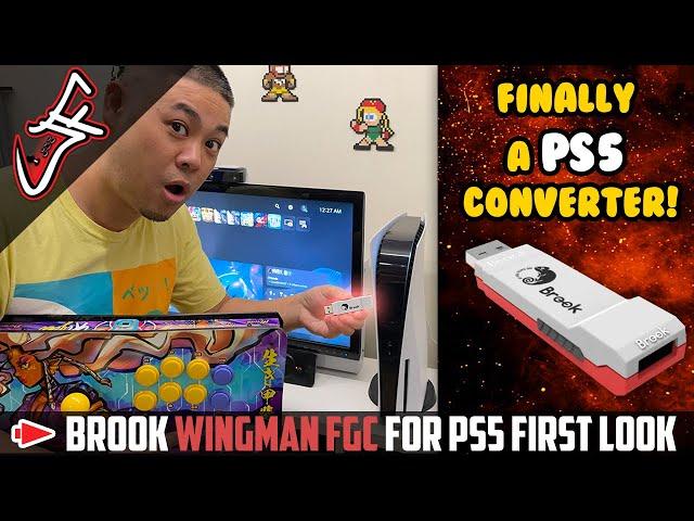 Brook Wingman FGC First Look - Fightstick Converter for PS5