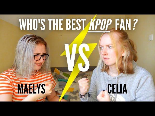 Who's the best kpop fan? Sister vs sister | UCanCallMeC