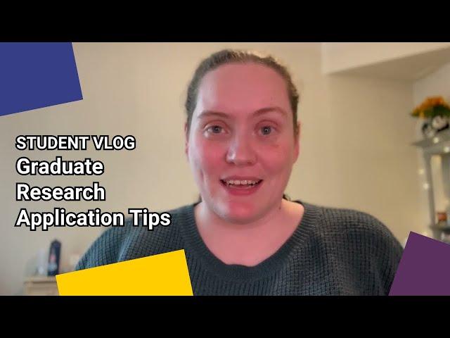 Graduate Research Application Tips | LSE Student Vlog