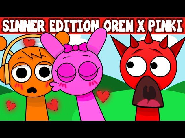 Incredibox Sprunki Sinner Edition But With Oren x Pinki Kiss - All Reactions