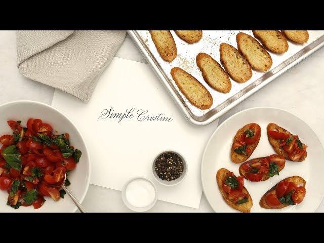 Simple-To-Make Crostini- Martha Stewart