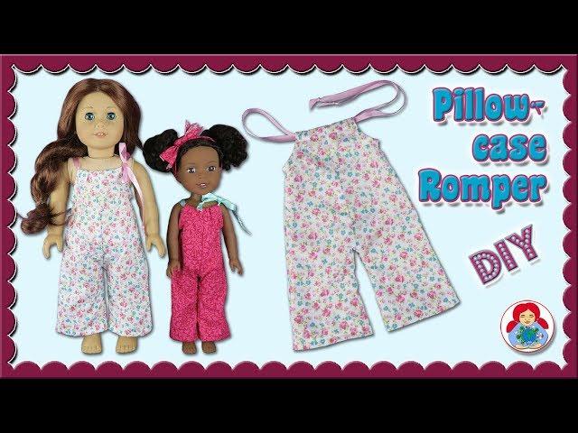 DIY | Pillowcase Romper for Wellie Wishers and American Girl Dolls • Sami Dolls Tutorials