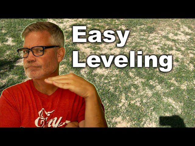 Lawn Leveling The Easy Way - Low Spot Repair