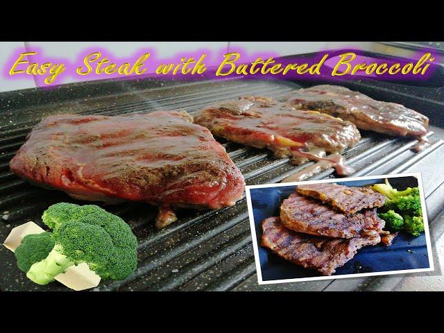 Easy Steak with Buttered Broccoli