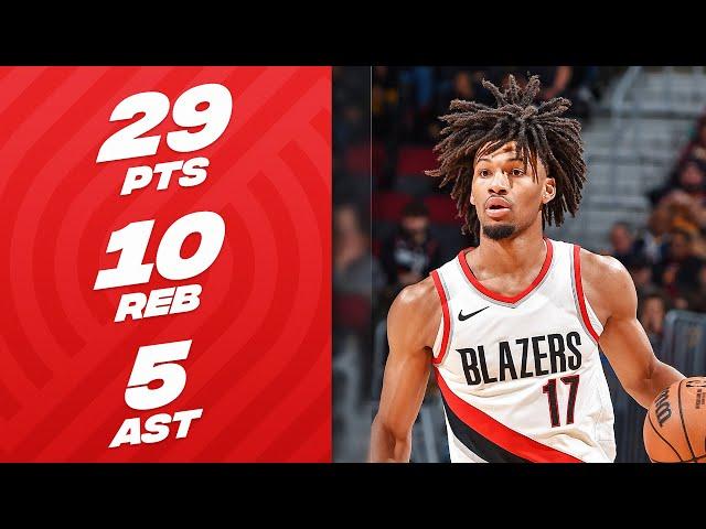 Shaedon Sharpe Makes Trail Blazers Franchise History!  | November 30, 2023