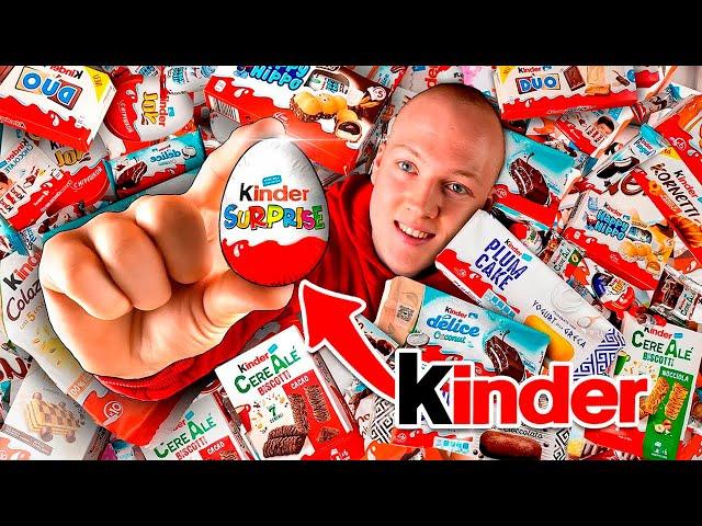 I Tried all Kinder in the World by VANZAI