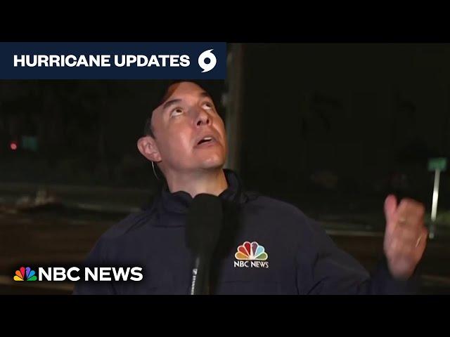 ‘Total quiet’ as NBC reports from eye of Hurricane Milton