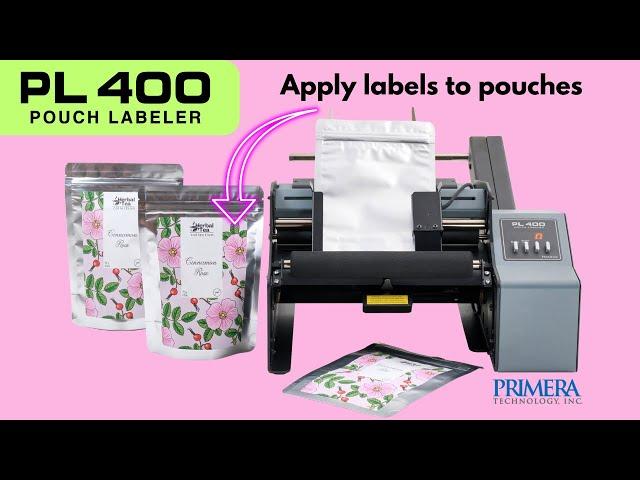 Primera PL400 Pouch Labeler / Pouch Label Applicator - Quickly & Accurately Apply Labels To Pouches