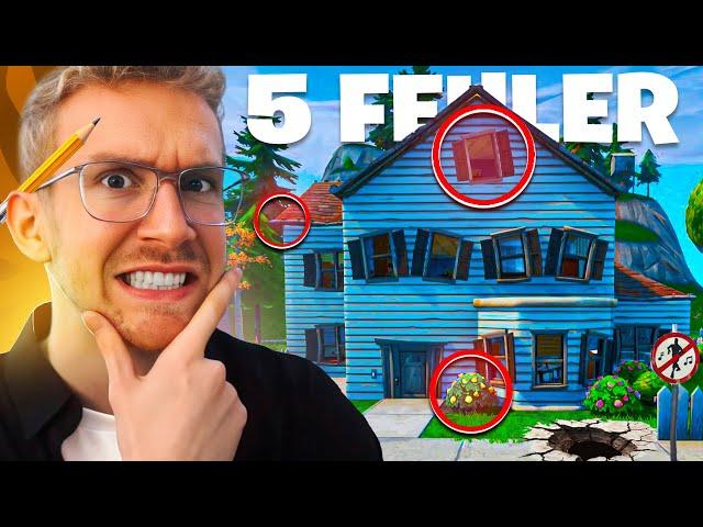 FINDE ALLE FEHLER IN FORTNITE  (mit 3 Youtubern)