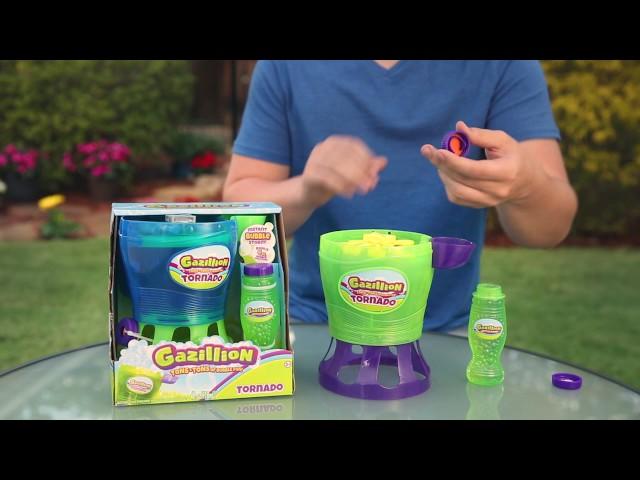 Gazillion Bubbles TORNADO BUBBLE MACHINE - How to video