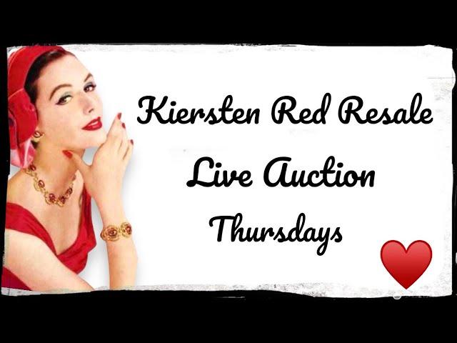 KIERSTEN RED RESALE is live!