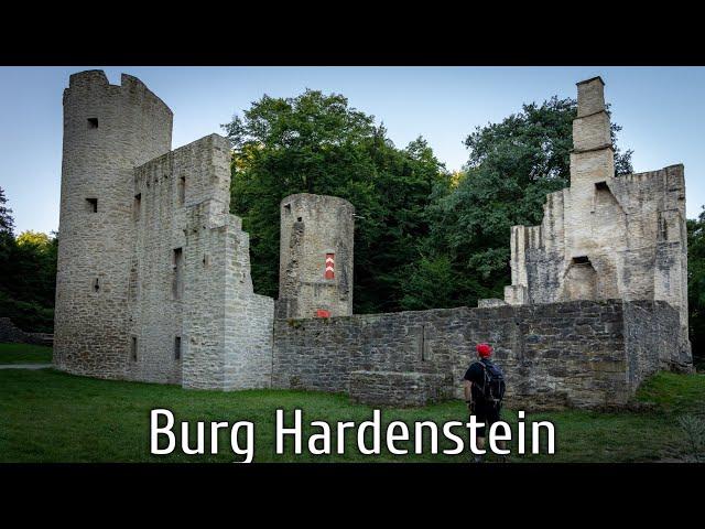 Burgruine Hardenstein und der Bergbauwanderweg