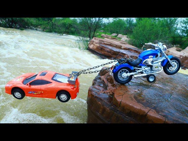 New SuperCar And Police Car Accident Pulling Out JCB Gadi ? Cartoon Wala video | Bullet Bike | CSToy