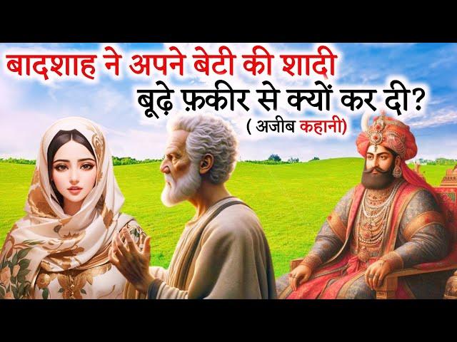 Shahzadi Ki Shadi Fakir Se Kyo Ho Gayi | Baadshah Aur Fakir Ka Story.Moral Islamic Story Hindi/Urdu