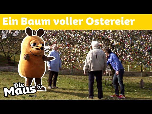 Ostereierbaum mit 10.000 Eiern | DieMaus | WDR