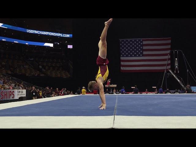 Shane Wiskus – Floor Exercise – 2018 U.S. Gymnastics Championships – Senior Men Day 1