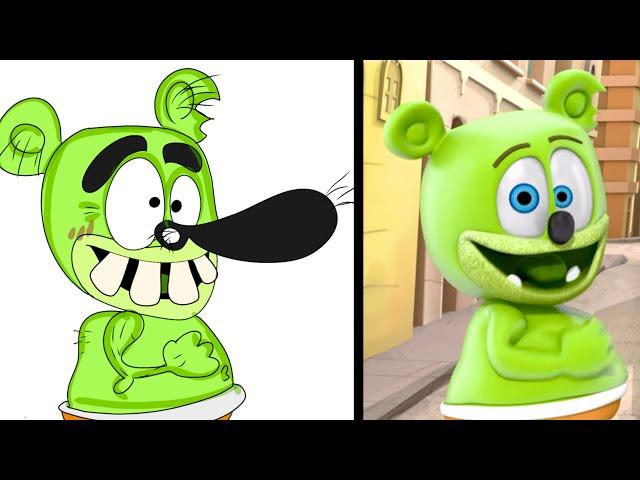 the gummy bear song Drawing meme | gummy bear show memes