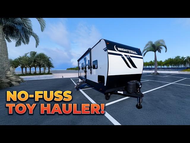 A Toy Hauler that's EASY & EFFICIENT! 2025 Forest River Nightfall 27N | RV Review