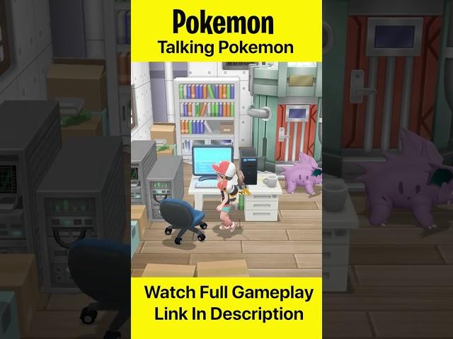 Talking Pokemon #pokemon #pokemonletsgo #shorts