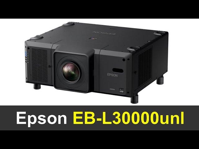 Epson’s brightest 3LCD laser projector with 30,000 lumens