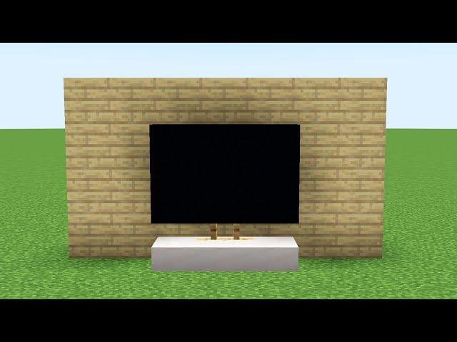 Minecraft televisión en cuarzo tutorial #shorts