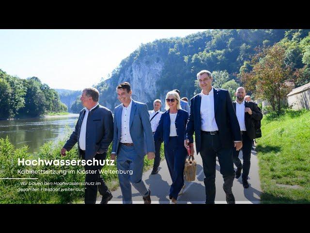 Kabinettssitzung im Kloster Weltenburg (30.07.2024) - Bayern