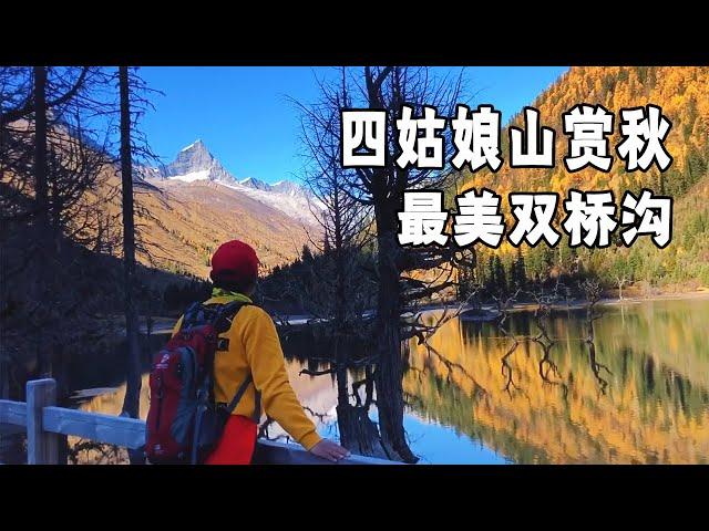 Siguniang Mountain enjoys autumn, and the most beautiful Shuangqiaogou