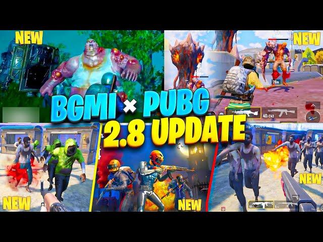 Pubg 2.8 update | Pubg Halloween Mode vs BGMI Zombie Mode Which is Better  | Pubg Zombie mode