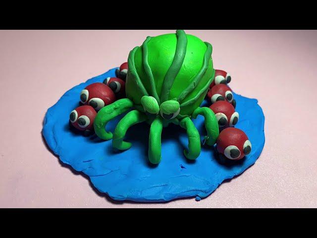 How To Make Mama Mewon & Wee Mewons | Bugsnax| #clay #DongAClay