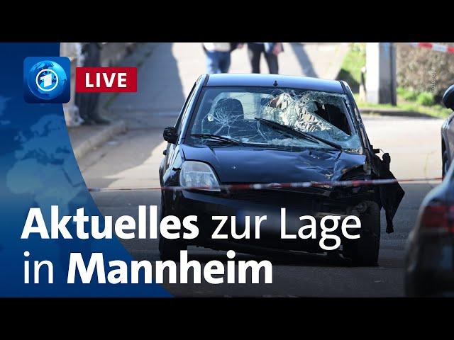 Mannheim: Auto fährt in Menschenmenge