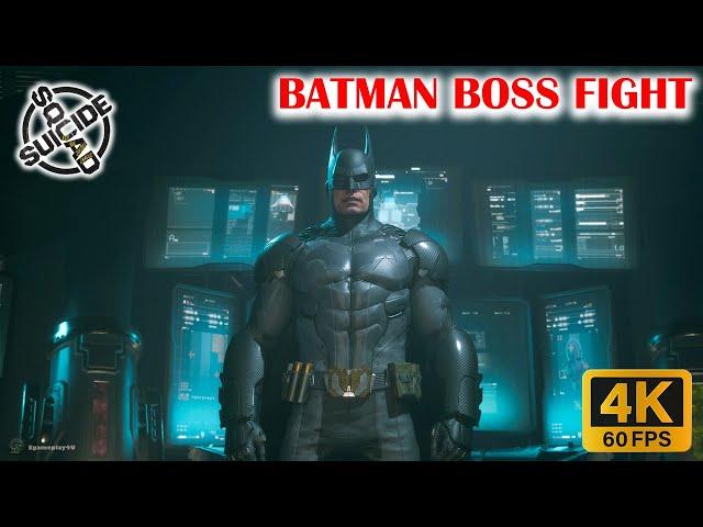 BATMAN BOSS FIGHT GAMEPLAY - Suicide Squad: Kill the Justice League