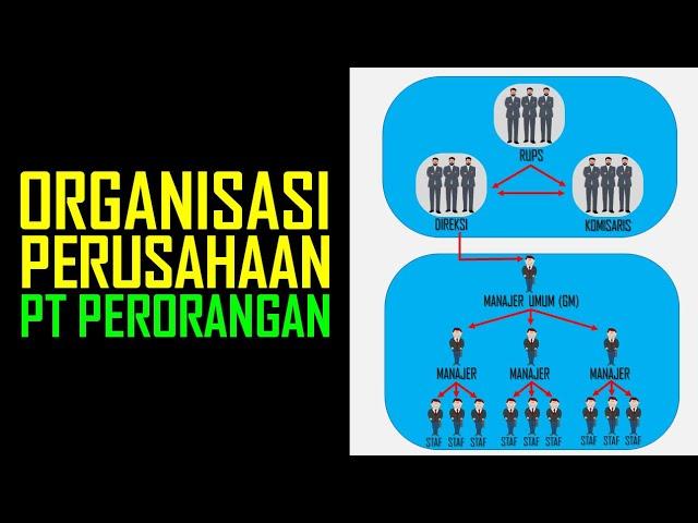 Cara Menyusun Organisasi Perusahaan (PT Perorangan)