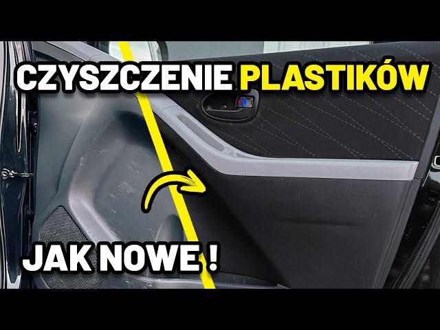 Jak WYCZYŚCIĆ i ZABEZPIECZYĆ PLASTIKI W SAMOCHODZIE - To proste !