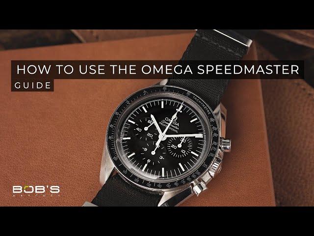 Omega Speedmaster Instruction: How To Use The Tachymeter Bezel & Chronograph Function