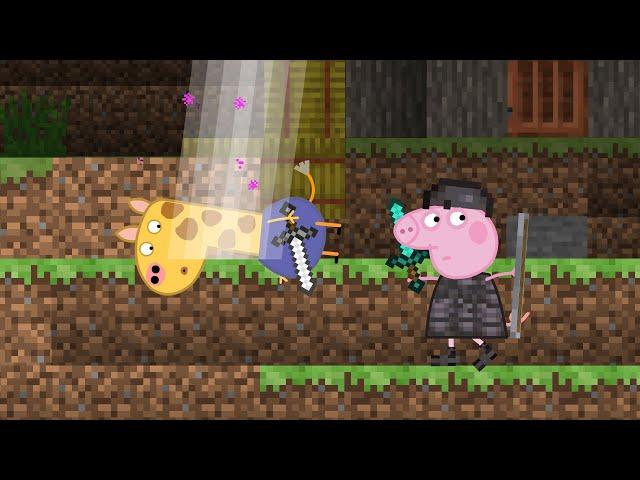 Peppa VS Minecraft The Wither Storm in Peppa Pig Play Minecraft PARTE 1