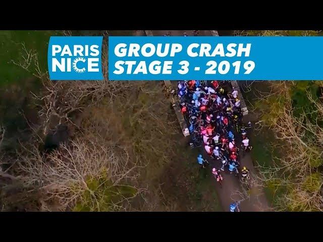 Group Crash - Stage 3 - Paris-Nice 2019