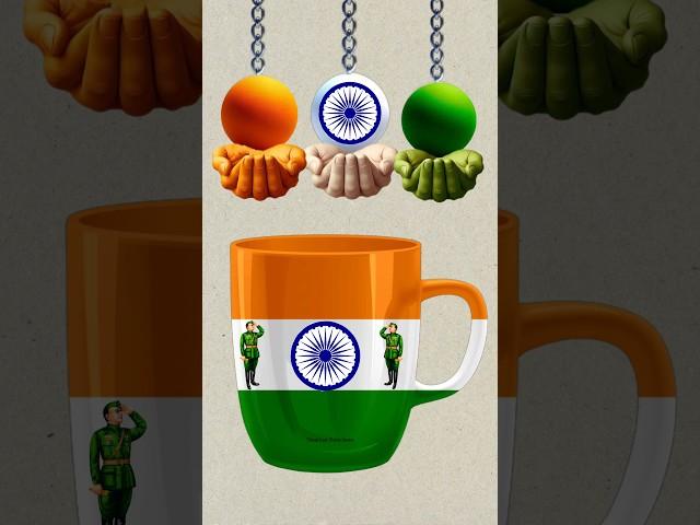 Independence day special art  Indian Flag trend  Indian National Flag Art #shorts