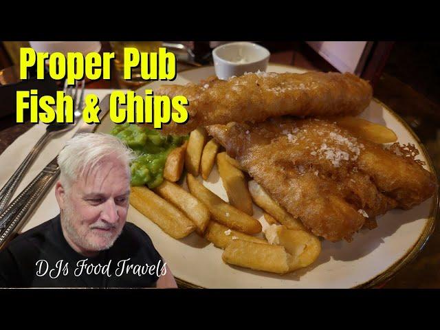 Great Fish & Chips in Old London Pub