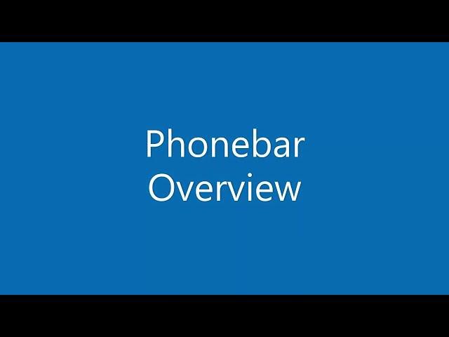 Phonebar in under 2 minutes