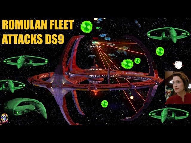 Romulan Fleet INVASION VS Canon Deep Space Nine - Star Trek Starship Battles
