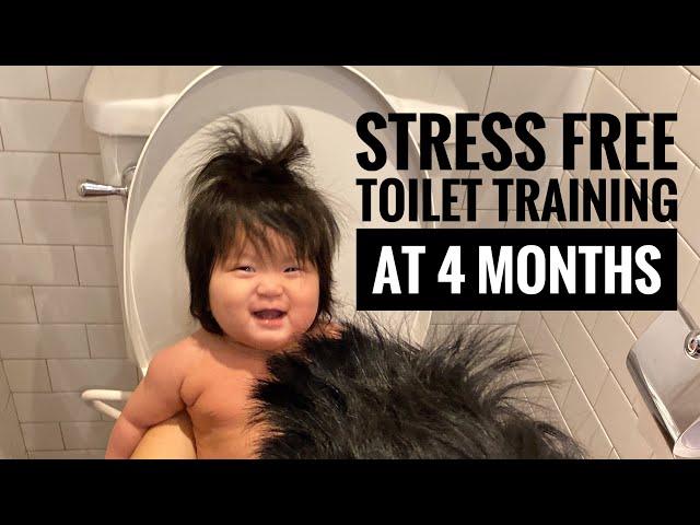 How I Toilet Trained My Baby at 4 Months (Stress-free, tears-free!)