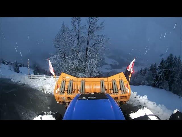 Snowplowing Zillertal!#Winter #Snow #Alps #Schneeräumung  #viralvideos @erdbewegungen-daum​