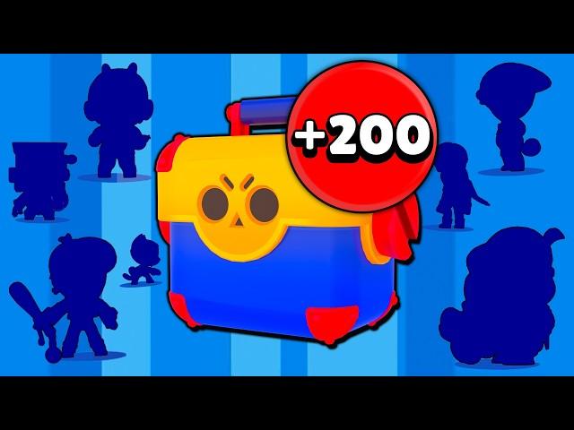 ABRÍ MAS DE 200 MEGACAJAS EN UNA CUENTA DE NIVEL CERO - Brawl Stars