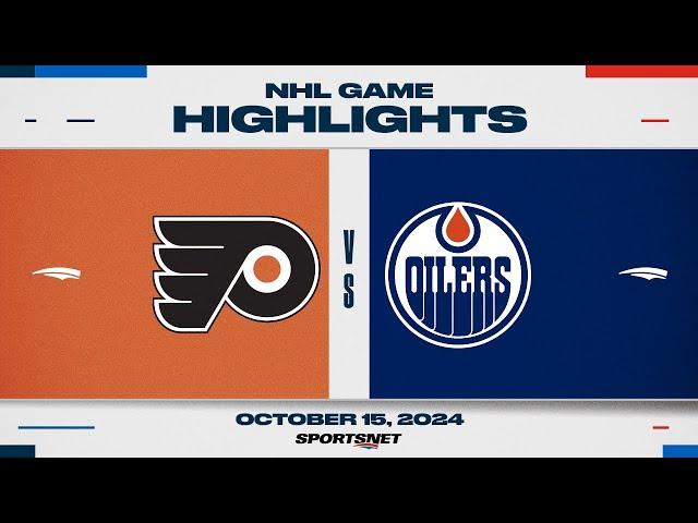 NHL Highlights | Flyers vs. Oilers - October 15, 2024