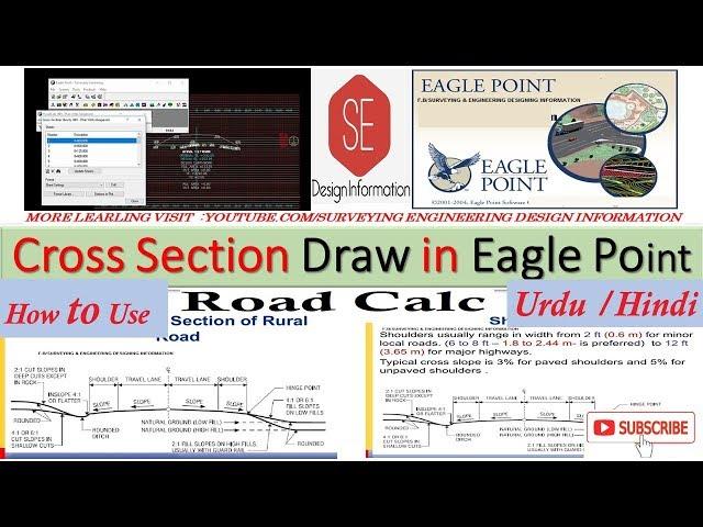 Cross Section Draw in Eagle Point